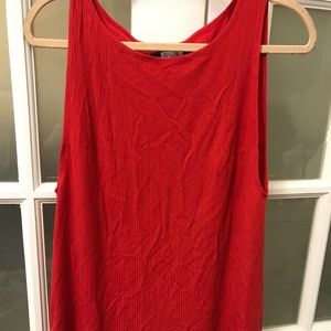 RED REFORMATION MINI DRESS